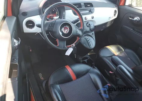 2014 Fiat 500 Electric z USA, uszkodzony, nr VIN 3C3CFFGE7ET291353